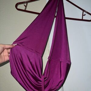 Vibrant Purple Halter Top
